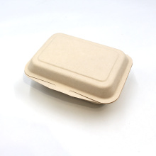 bagasse lunch box biodegradable  fast food box for wholesale
